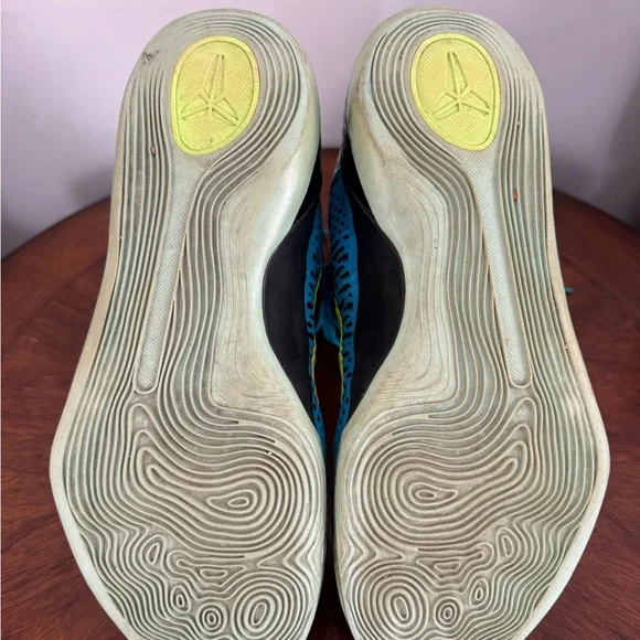 Nike Teal & Volt High-Top Basketball Sneakers - Picture 4 of 4